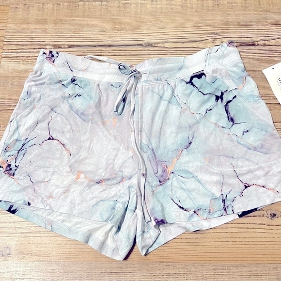 New ALFANI Super-Soft Essential Pajama Shorts XL Marble dusty, women’s short - Picture 6 of 6